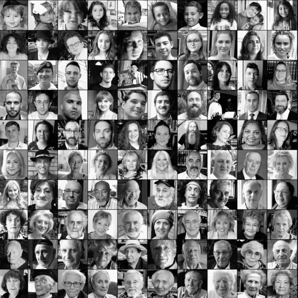100 faces