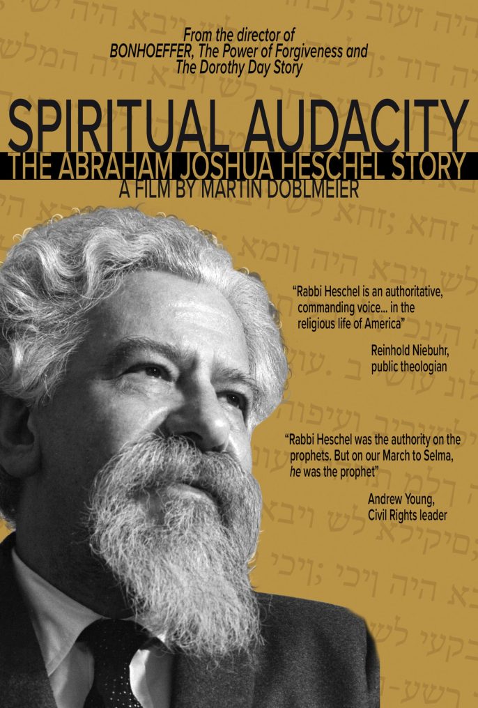 Spiritual Audacity HESCHEL+POSTER+B